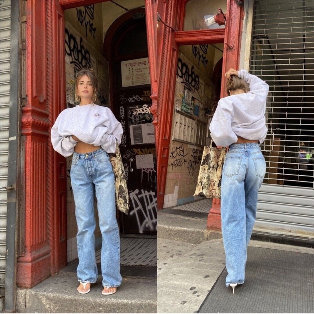 Heavy Manners Babygirl Baggy Leg Denim